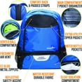 thumbnail image 2 of Bolsa de fútbol juvenil Athletico Soccer Mochila de baloncesto azul, 2 of 9