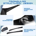 thumbnail image 4 of LINVO Men’s Sports Polarized Sunglasses, Wrap-Around Sun Glasses for Cycling, Fishing, Hiking & Driving, UV400 Protection-2 Pack, 4 of 8