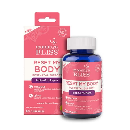 UPC: 0679234106330 | Mommy s Bliss Reset My Body with Biotin + Collagen Gummies  Dietary Supplement  60 Count