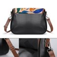 thumbnail image 3 of Oranges Leaves Autumnal Pastel Art Vintage Crossbody Bag For Women Medium Leather Hobo Bags Shoulder Bag Classic City Leather Satchels, 3 of 8