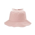 thumbnail image 6 of CoCopeaunt Summer Small Fresh Sun Hat Korea Version Of The Cute Little Bean Sprout Fairy Fisherman Hat Pure Color Matching Basin Cap, 6 of 6