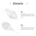 thumbnail image 3 of Miangastore White Hand Throw Parachute Toy for Kids Use Cloth Material Enhances Interaction 2pcs, 3 of 8