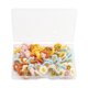 thumbnail image 4 of Clavos en forma de I de metal con cabeza plana en caja de plástico, 60 unidades, diseño creativo, con flores bordadas en colores oscuros o claros, 4 of 5