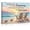Frame-style, variant on Inspirational Beach Sunset Ocean Canvas Wall Art with Sea Turtles Adirondack Chairs Coastal Theme Decor for Living Room Bedroom Bathroom Home Decorations