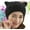 Black, variant on Hand Made 3D Cute Knitted Cat Ear Beanie For Winter