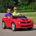 Kid Motorz Chevrolet Camaro 12Volt BatteryOperated RideOn, Red with Racing Stripes