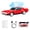 RED, variant on WSTER WS-620 Retro Muscle Car Portable Bluetooth Speaker, 2*5W Heavy Bass Wireless Speaker, Bluetooth 5.4, TWS Pairing, FM Radio, TF/USB, Hands-Free Call,The perfect gift for family and friends