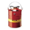 10905 Drain Can,5 Gal.,Red,Galvanized Steel