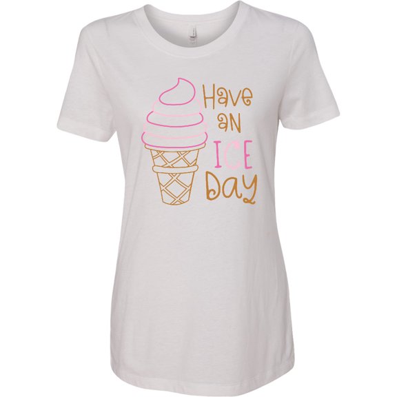 Inktastic Have an Ice Day Soft Serve Ice Cream Women's T-Shirt