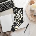 thumbnail image 6 of KLL Abstract Cat Faces Pattern Print Cool Socks Men's Women's Crew Socks Funny Crazy Novelty Stockings, 6 of 7