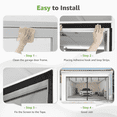 thumbnail image 4 of MAXVINI 9x7Ft Garage Screen Doors for 1 Car Garage - Magnetic Closure, Heavy Duty, Retractable Net, 4 of 8