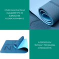 thumbnail image 4 of PARDELE Tapete para hacer Ejercicio Pilates y Yoga Mat Colchoneta Antiderrapante Grueso Premium Con Cinchos para Transporte Easy-Cinch y Material Ecofriendly TPE azul 0013-UNITALLA PARDELE TPE PRO 1, 4 of 9