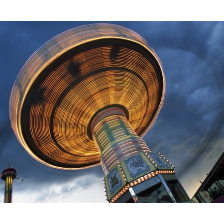 Kohl's Canada Calgary Midway Ride Calgary Alberta Canada Canvas Art - Michael Interisano Design Pics (17 x 14) ()