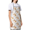 thumbnail image 4 of Rocae Corgi with Hearts for Kitchen Aprons for Women Adjustable Cooking Kitchen Chef Apron for Men with Pockets, 4 of 7