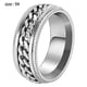 thumbnail image 2 of Anillo de acero inoxidable con anillo giratorio de 8 mm., 2 of 5