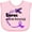 AD-Pink, variant on Inktastic Lupus Awareness butterfly ribbon Boys or Girls Baby Bib