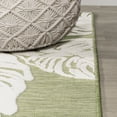 thumbnail image 3 of JONATHAN Y HAWAII 2 x 8 Runner Rug, Tobago Two-Tone Monstera Leaf - Light Green/Ivory, HWC100D-28, 3 of 9
