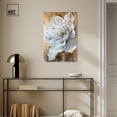 thumbnail image 3 of Bloom White Petals Floral Fine Wall Art Canvas Wall Art by Art Remedy, Gallery Wrapped, 20" x 30", 3 of 7