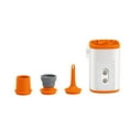 thumbnail image 2 of Portable Wireless Electric Air Pump with  3600mAh USB Rechargeable  Air Pump Quick Fill Inflator Deflator  with 4 Nozzles for Inflatables  Pad Swimming Ring    Bags, 2 of 7
