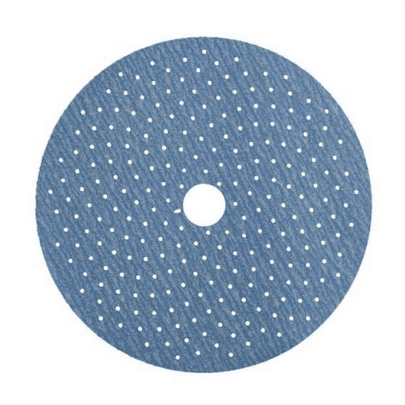 Norton Dryice Multi-Air Cyclonic 07773 A975 Series NorGrip Sanding Disc, 6 in, P120 Grit, Ceramic Alumina