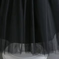 thumbnail image 5 of Odeerbi Girls Birthday Dress Toddler Girls Clothes Party Tulle Tutu Dress Net Yarn Embroidery Rhinestone Bowknot Gown Long Dresses Black 4-5 Years, 5 of 9