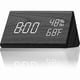 thumbnail image 1 of wonima02 Digital Alarm Clock, Electronic LED Time Display 3 Alarm Settings Adjustable Brightness Humidity & Temperature Detect Wood Design for Bedroom, Bedside, Desk, Office (Black), 1 of 1