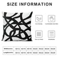 thumbnail image 6 of Nawypu Abstract Graffiti Pillow Covers,Modern Art Line Throw Pillow Cases Double-Sided Square Pillowcases Set of 2 for Home Decorative Living Room Sofa Bedroom Outdoor, 6 of 6