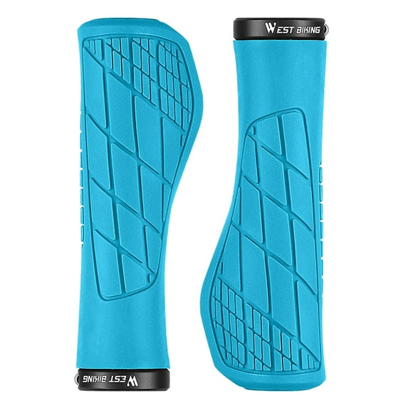 Dvkptbk Bicycle Handlebar Bicycle Non-Slip Rubber Grips Cover Bike Lock Grips Cover Bike Accessories