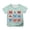 Mint Green, variant on Graphic Tees for Girls: Short Sleeve Crewneck Tops 5-14 Years Comfortable & Casual for Everyday Wear & Summer Parties