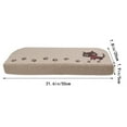 thumbnail image 2 of FESTFENDS 1Pack Beige Polyester PVC Stair Mat for Non Slip Noise Reduction 21.7x7.9x0.2in, 2 of 8