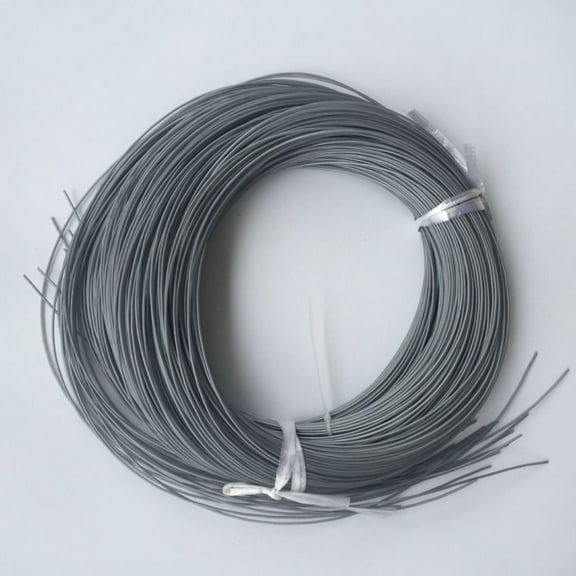 Repair Soft High Elasticity Replacement Accessories Sport Supplies 1.35mm 12M Polyester Nylon Titanium Wire Racquet Thread Tennis Racket String GREY
