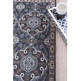 thumbnail image 2 of Tayse Hampton Area Rug HMP3809 Traditional Gray Rings Swirls 3' 11'' x 5'3'' Rectangle, 2 of 2