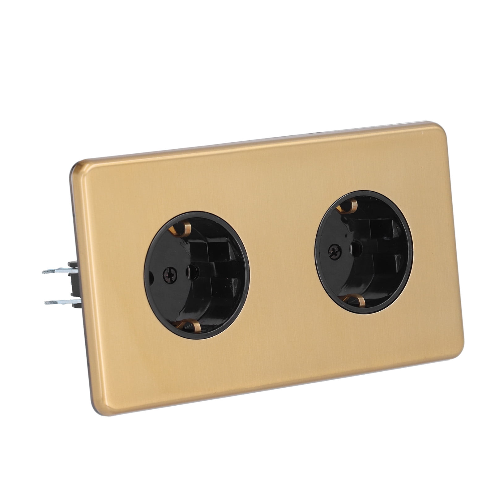 German Style Double Plug Socket, Double Plug Socket Tin Phosphor Bronze ...