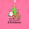 thumbnail image 4 of Inktastic My 2nd Christmas with Santa Reindeer and Tree Boys or Girls Baby T-Shirt, 4 of 5