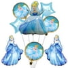 9PCS Cinderella Balloons for Kids Birthday Baby Shower Princess Theme Party Decorations