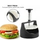 thumbnail image 4 of Prensa para hamburguesas ANGGREK de Acero inoxidable, Máquina para hacer Hamburguesas, 16 x 10,5 cm, color Negro, 4 of 8