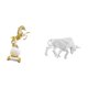 thumbnail image 5 of Colección moderna de figuras de animales, escultura única de , adorno para dormitorio, sala de estar, oficina, centro de mesa, decoració, 5 of 8