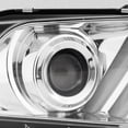 thumbnail image 4 of AKKON - For 2010-2013 Ford Mustang [HID Style] LED Daytime Running Lamp Bar w/Sequential Turn Signals Projector Chrome Headlight, 4 of 7