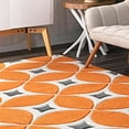 thumbnail image 3 of nuLOOM BHBC55A Gabriela Hand Tufted Rug, 2` 6" x 6`, Deep Orange, 3 of 4