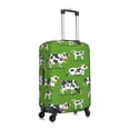 thumbnail image 3 of Easygdp Cows With Calfs Green Double-Sided Printed Elastic Suitcase Protective Cover,Invisible Zipper, Business Trip Luggage Cases,Washable And Resistant To Falling -Medium, 3 of 9