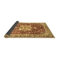 thumbnail image 2 of Ahgly Company Indoor Round Abstract Brown Modern Area Rugs, 5' Round, 2 of 4