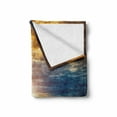 thumbnail image 2 of Global Warming Soft Flannel Fleece Blanket, Earthy Toned Composition with Cracked World Environmental Message Disaster, Cozy Plush for Indoor and Outdoor Use, 60" x 80", Multicolor, by Ambesonne, 2 of 6