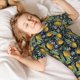 thumbnail image 5 of Fotbe Citrus Fruits Elegant Lemons Pijama Estampada de 2 Piezas para Niños – Ropa de Dormir de Manga Corta Cómoda para Niños y Niñas, Camiseta y Shorts de Algodón-Medium, 5 of 6