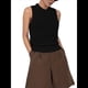 thumbnail image 2 of Suéter de Punto de Verano para Mujer, Camiseta Sin Mangas con Cuello Redondo de Crochet, Blusa Informal Sin Mangas con Aberturas Negro S, 2 of 9