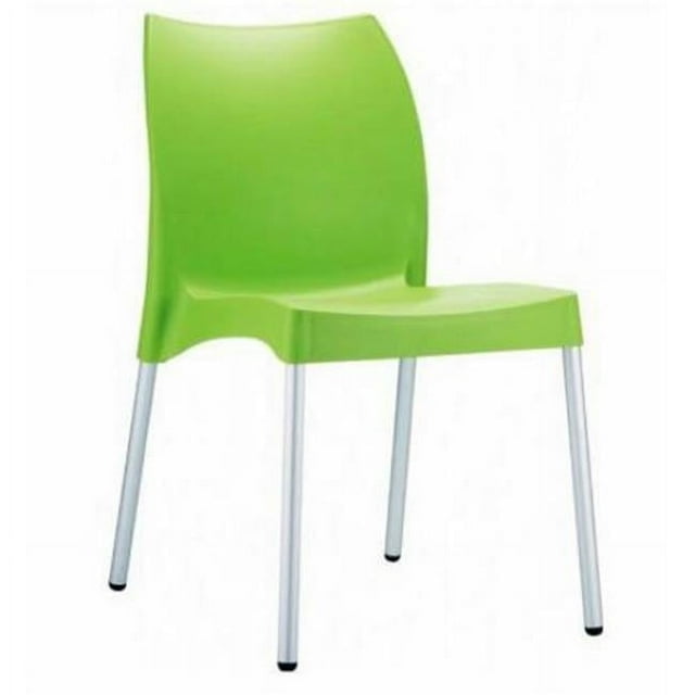 Compamia ISP049-APP Chaise de Salle à Manger d'Extérieur en Résine Vita Vert Pomme - Lot de 2
