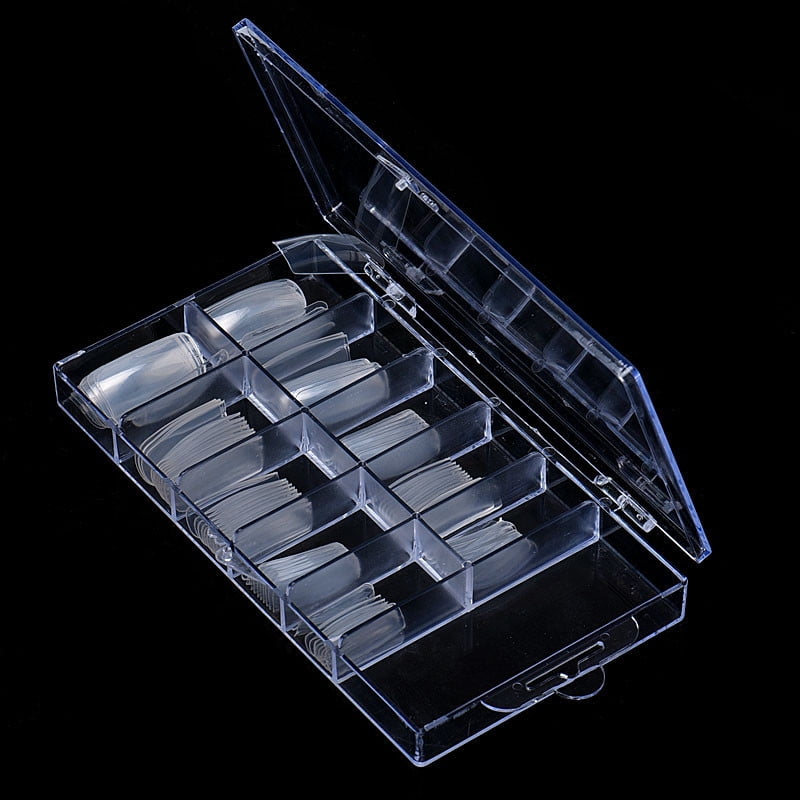 【Yolie 】100Pcs Acrylic False Fake Nail Art Fingernail Full Clean