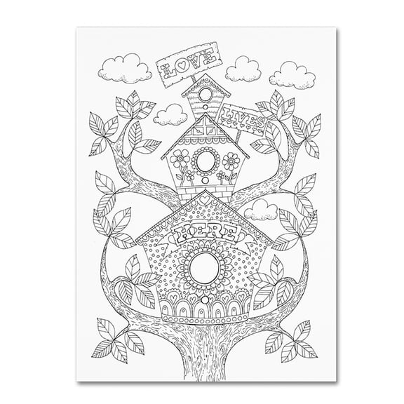 Trademark Fine Art "Letters and Words 12" Canvas Art by Hello Angel