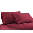 thumbnail image 2 of Bassano 1800 Series Embossed Deep Pocket Sheet Set - Super Soft & Wrinkle Free - Luxurious Bed Sheets Set (Twin, Burgundy), 2 of 4
