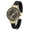 Gunmetal/Gold, variant on Blekon Collections Women's Analog Quartz Bracelet Watch, Classic Textured Stretch Cuff Bangle Watch, 33mm Alloy Case, Fashion Wrist Watch for Women, Fits 6-7 Inch Wrists