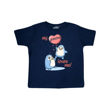 

Inktastic My Grandma Loves Me Gift Toddler Boy or Toddler Girl T-Shirt